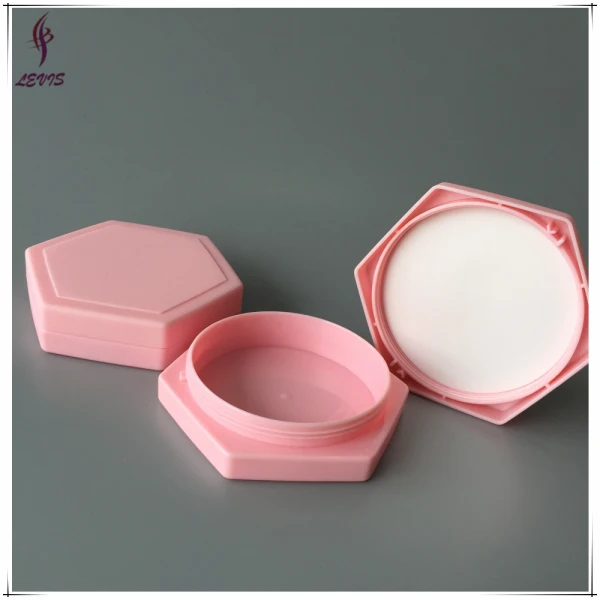 
Empty 100ml hexagon pp plastic cosmetic cream container cream jars 