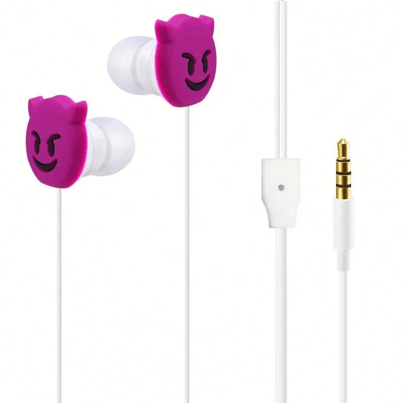 
In-ear Wired Stereo Unicorn Shape Cute Cartoon PVC Earphone 