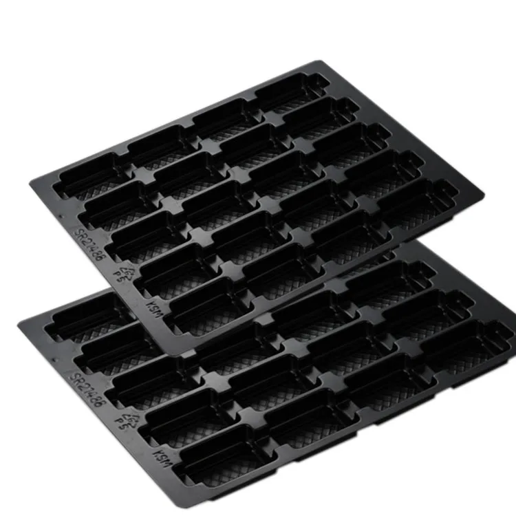 Chinese Factory Customized large  ABS PE PS PC PET material thick vacuum formed INJECTION plastic product tray