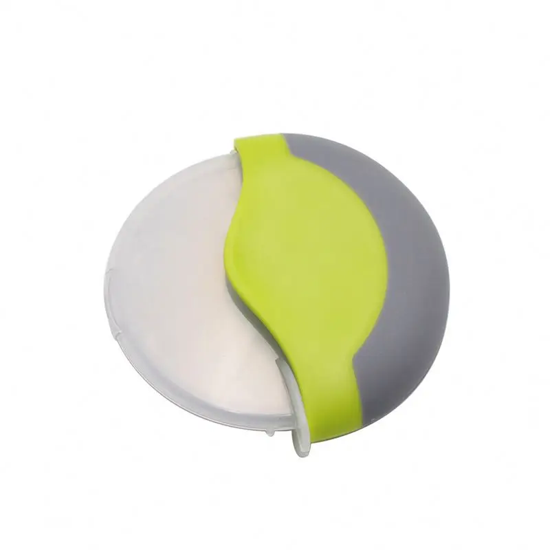 Modern Kitchen Gadget Pizza Tool, Round Stainless Steel Pizza Cutter Wheel Slicer With Protection Cover