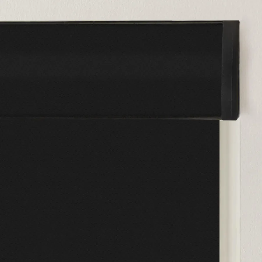 Customized size polyester of window roller blinds manual spring system blackout and waterproof roller shades