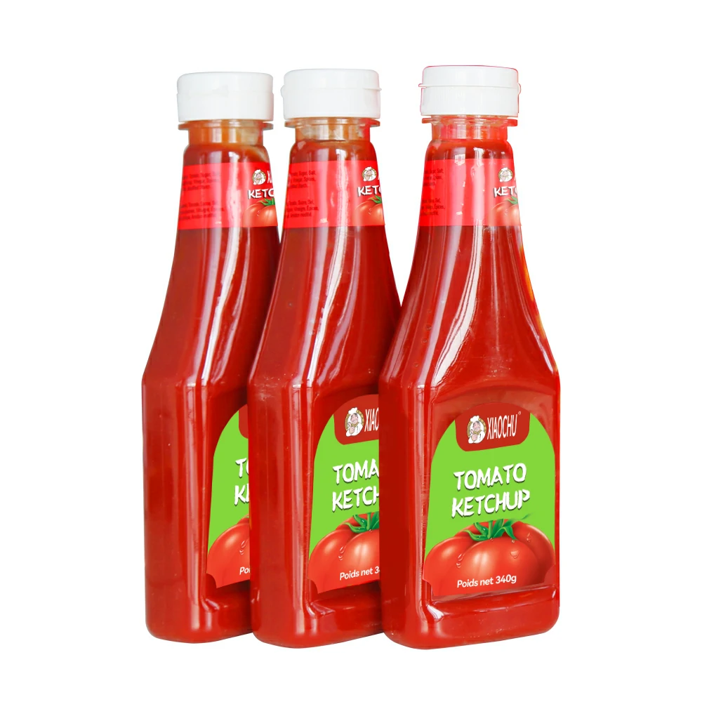 Factory price delicious 340g 5kg tomato ketchup with OEM brand for cooking