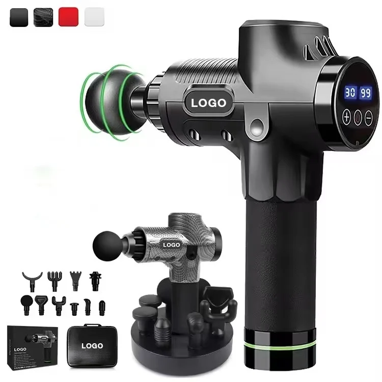 factory Low Sound Vibration Muscle Massage Gun Factory Best Selling Brushless 30 Speed Shenzhen Body Deep Tissue Massage Gun