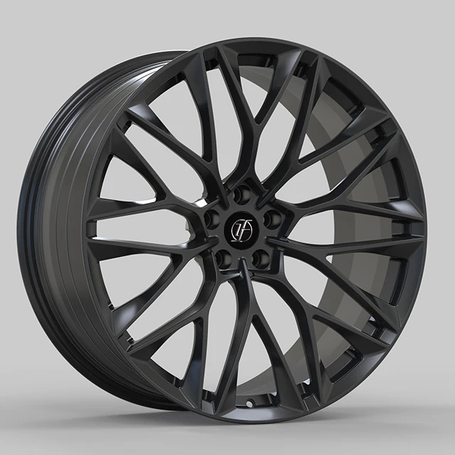 Yufei 22-дюймовые 5x112 кованые колеса глянцевые черные подходят для автомобиля