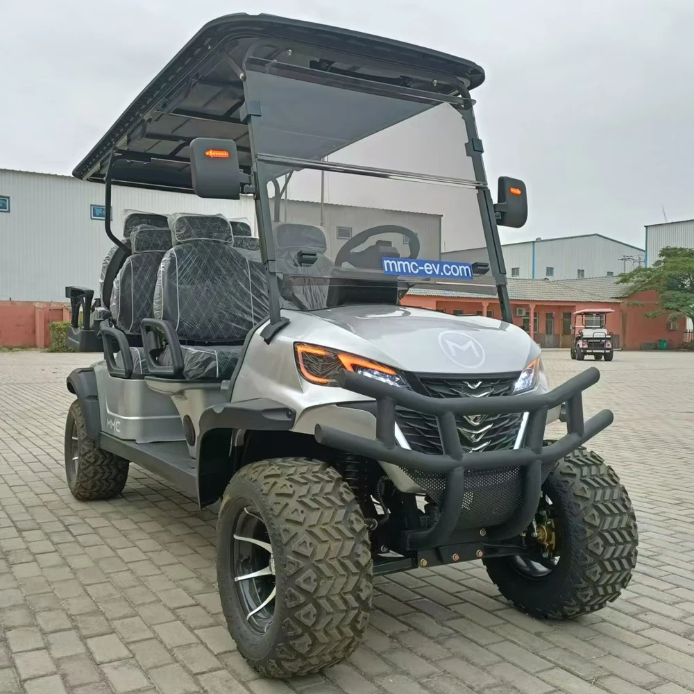 Sale Affordable Club Car 4 6 8 10 12 Seater Chinese Golf Car Off Road Buggy 4000/5000/7500 W Electric Golf Cart