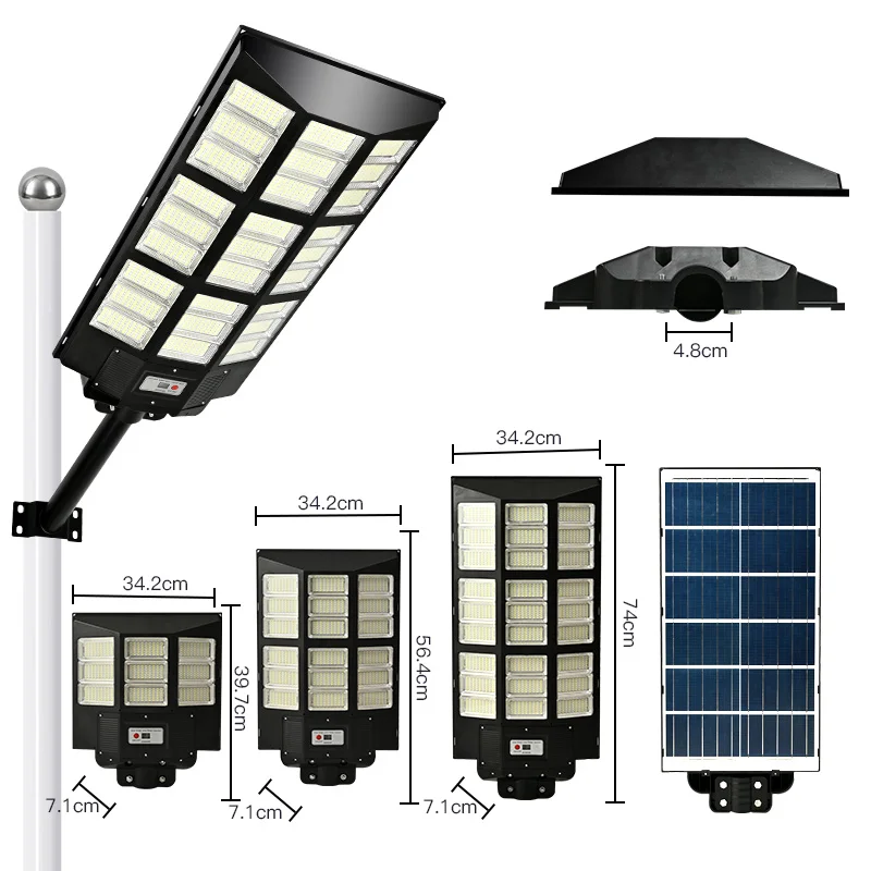 ABS integrated ip65 waterproof 300w 600w 900w solar street lamps outdoor solar garden lights solar wall lights led solar lamp