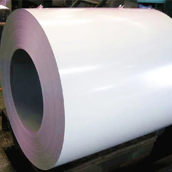 PPGI prepainted steel raw material ppgi coil white color for making roofing sheets