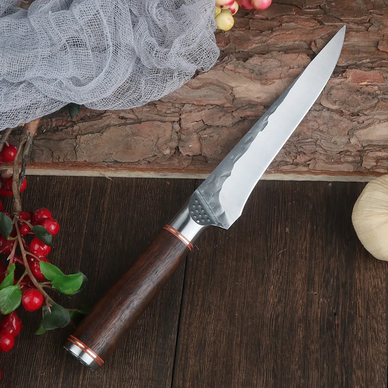 Yangjiang 5 Chromium 15 Molybdenum Vanadium Forged Boning Knife Sharp Meat Cutting Kitchen Knife for Cattle Sheep-Metal
