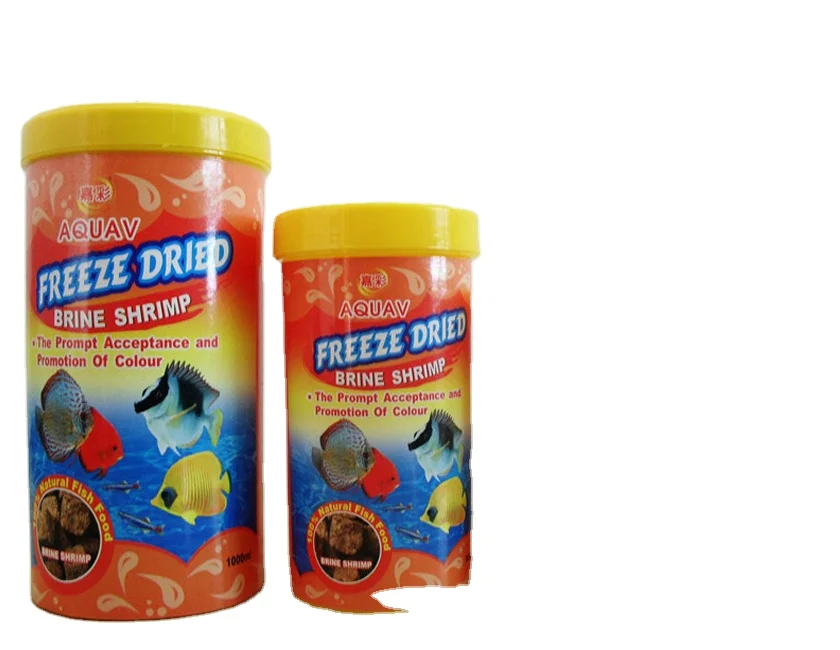 Support customized high-nutrient and high-protein freeze-dried brine shrimp for fish
