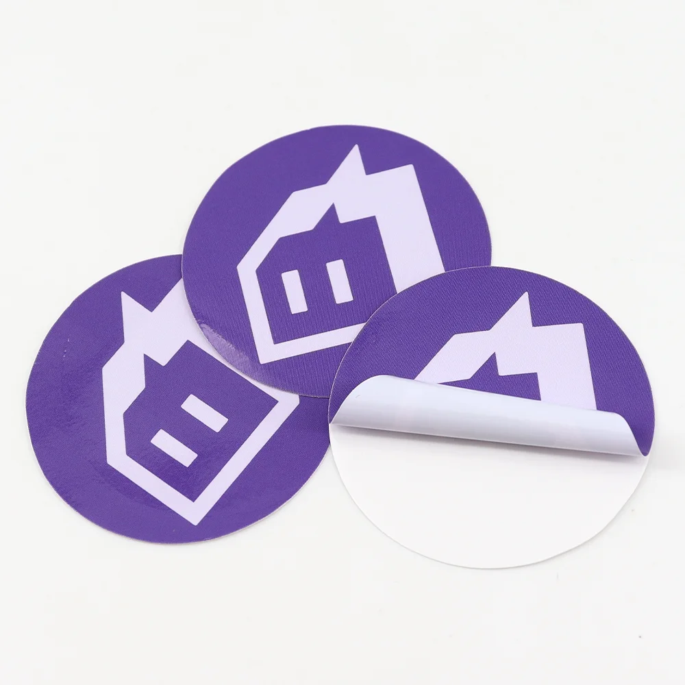 Изготовленный на заказ водостойкий цветной Забавный рекламный мультяшный перерабатываемый голографический стикер штампованный виниловый для подарков