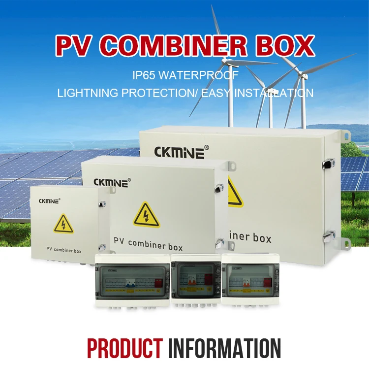 CKMINE Factory 1 in 1 out PV Combiner Box 1 String dc 1000V 32A solar waterproof oem odm for solar panel energy power system