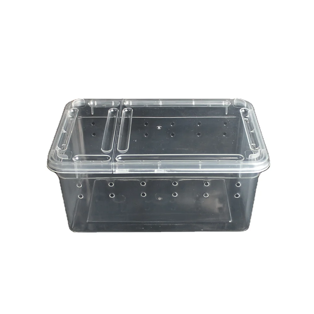NOMOYPET small H3 transparent plastic reptile breeding box transport box for gecko snake spider