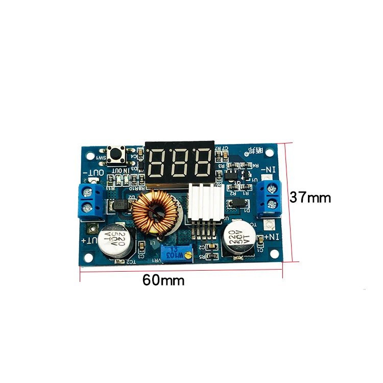 Output 4-38V Input 1.25-36V Big Power 75W XL4015 With Digital Display DC-DC Adjustable Buck Power Module