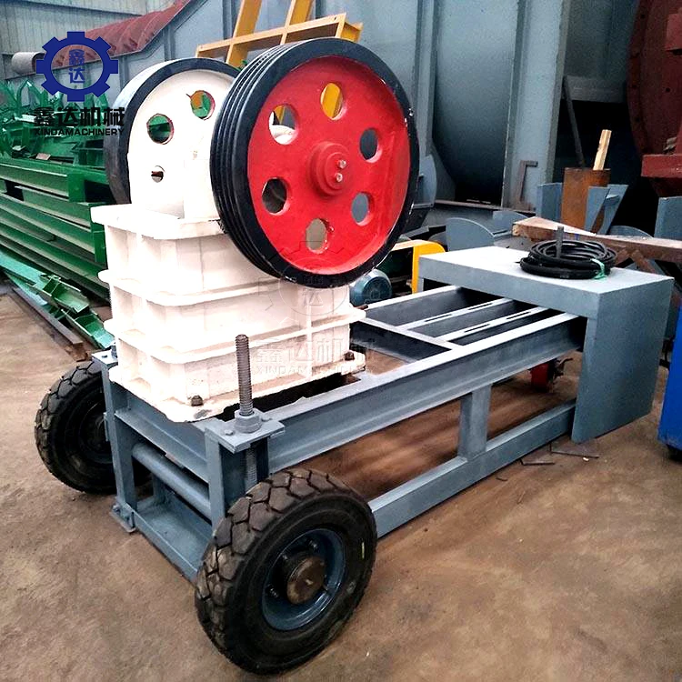 Mobile crusher stone granite limestone gravel jaw crusher machine stone crushing small rock crushers for sale
