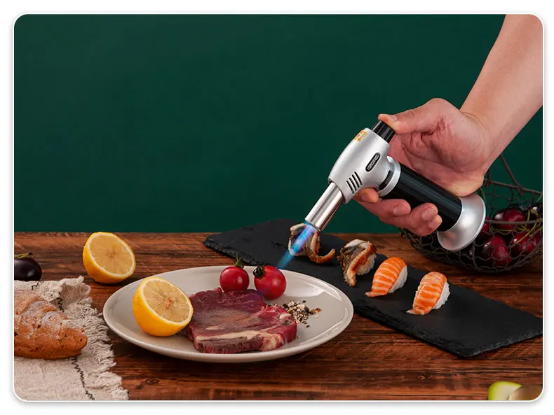 Hot Selling Wholesale Price Torch Lighter Gas Windproof Custom Logo Fancy Gift Box Top-grade gun Lighter