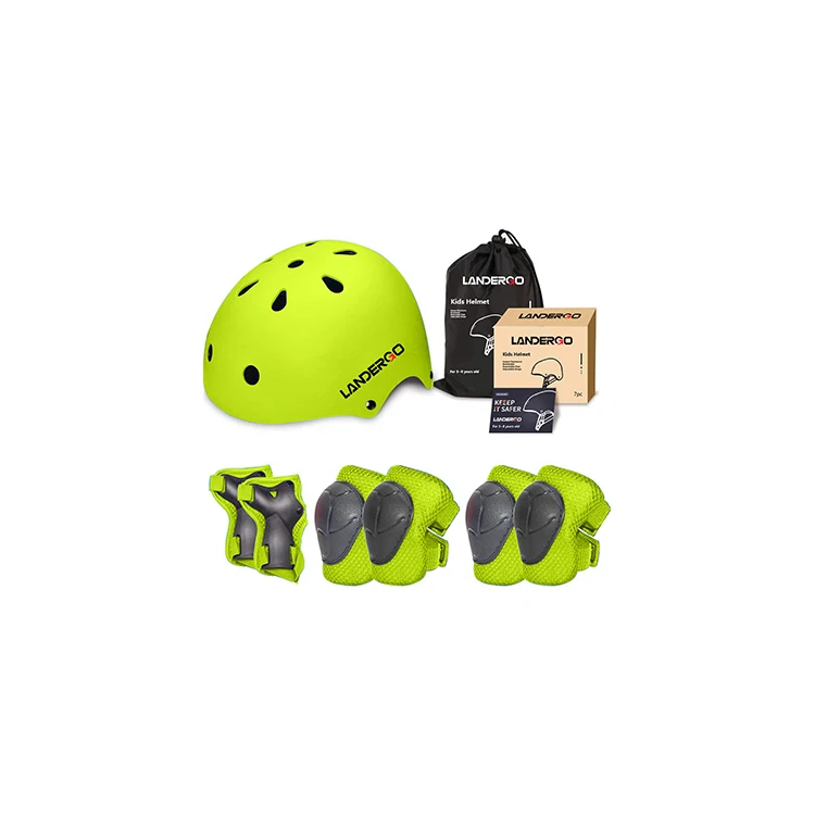Skateboard Protection Pads Gear Set Adults Bike Protective Helmet Knee Pads Elbow Pads for Scooter Cycling Rollerblading