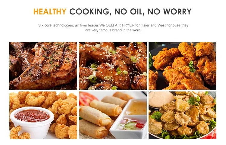 2024  8L 10L Stainless Steel Housing Digital visible Air Fryer with Non-stick Cooking pan two heating Air fryer toaster oven