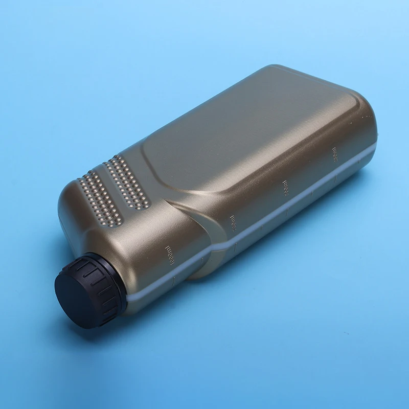 Wholesale PE Plastic Black 1000ml screw cap motorcycles gasoline engine oil plastic bottle