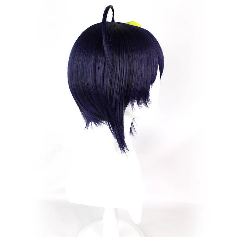 Anime Wig Love Chunibyo Other Delusions Cosplay Rikka Takanashi Wig Dark Purple Short Bob Wigs With Headband