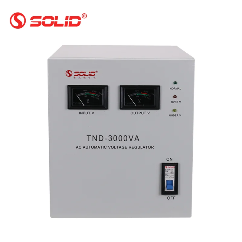 Однофазный автоматический стабилизатор напряжения 3000 В переменного тока, 220 ва, 3 кВА, Вт