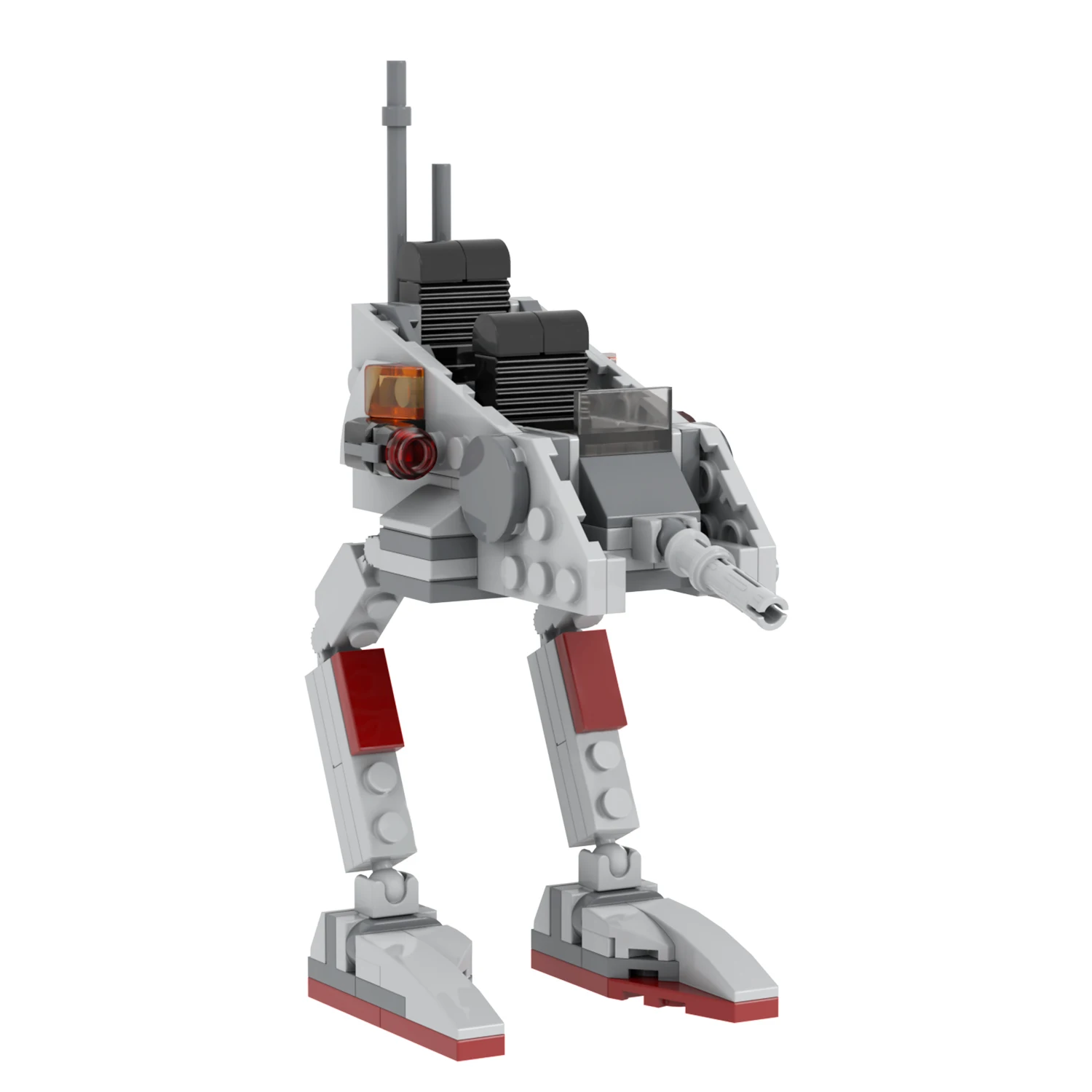 MOC2227 Interstellar Series Clone Soldier Walking Machine 107Pcs Building Blocks Movie Recon Transport Model Assemble Kids Toys