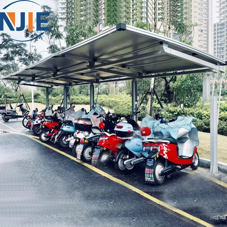 2024 Easily Assemble Modern Outdoor Waterproof Sun shade Free Standing Carport for motorcycle