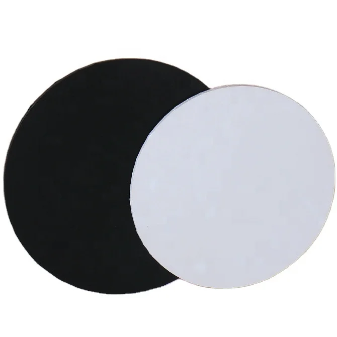 XJH Wholesale Custom High Quality Strong Matt White Masonite Cake Board MDF Cake Board