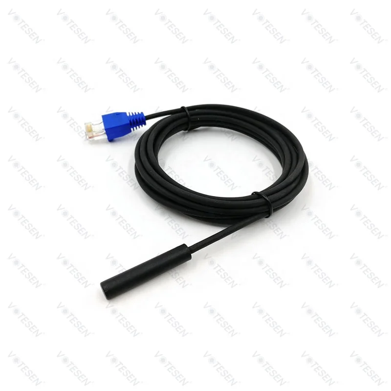 Waterproof DS18B20 Temperature Sensor with 2 Pole Silicone Cable