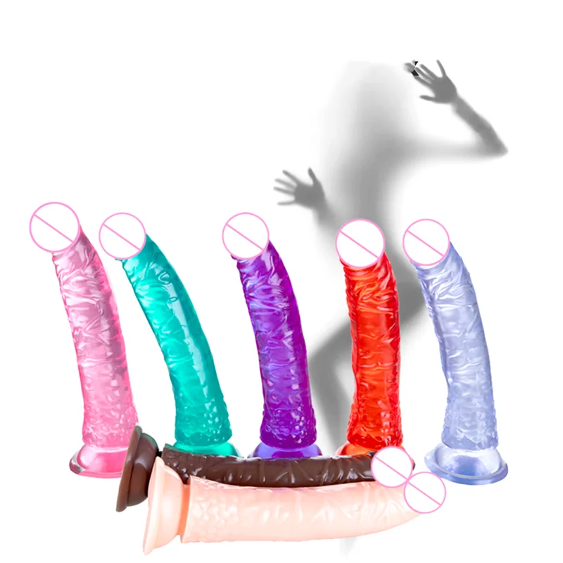 MOGlovers Realistic Dildo With Suction Cup Jelly Huge Anal Toys for Woman