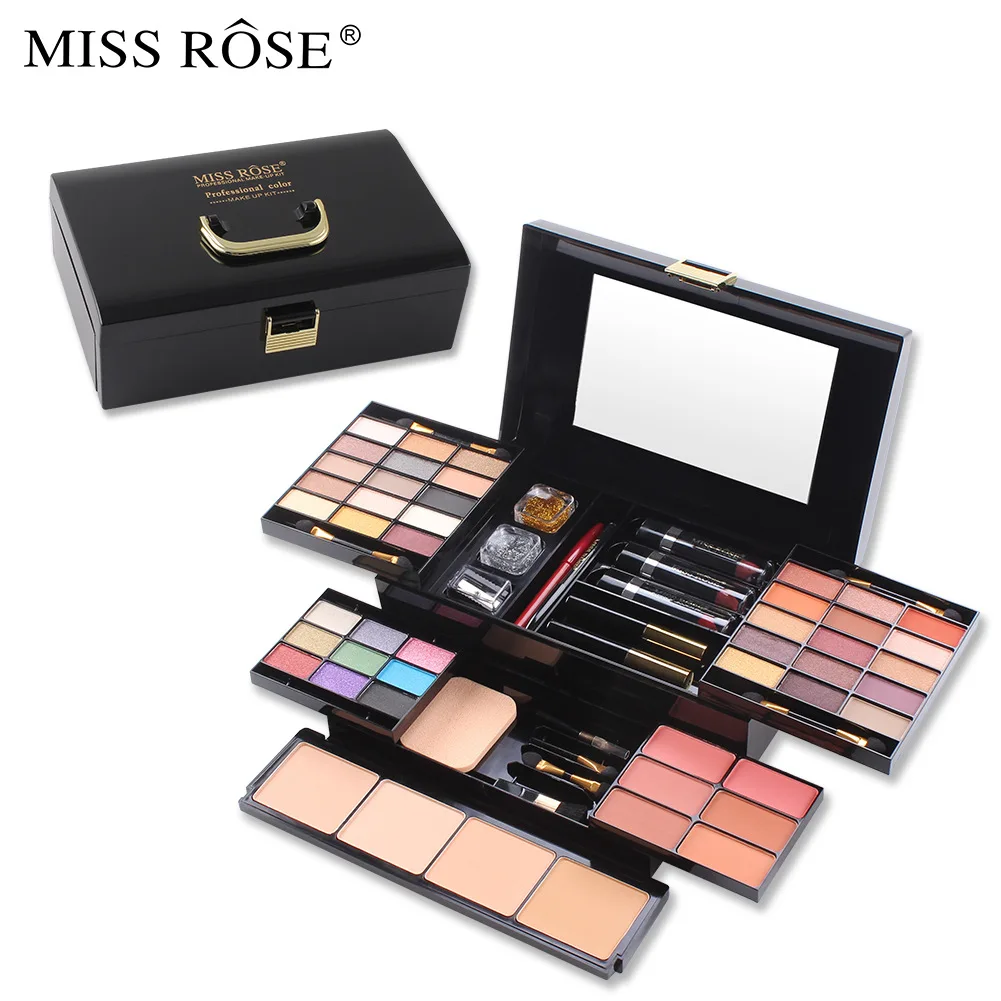 Professional Private Label Make up kit Big Beauty Cosmetics Kit Multicolor Eye shadow lip color All In One Makeup Gift Set