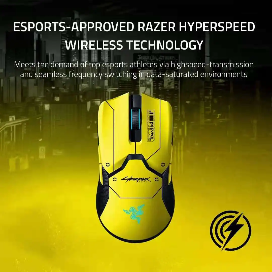 Беспроводная игровая мышь Razer Viper Ultimate Lightest RGB зарядная док-станция беспроводная технология Hyperspeed оптический датчик