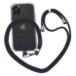 For 2022 Custom Detachable Nylon Neck Soft Rope Crossbody Patch Cell Iphone Holder Mobile Phone Hanging Cord Case Strap Lanyard