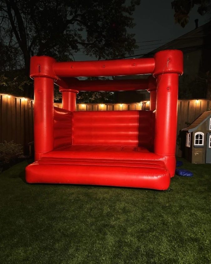 luxe open bounce house castles