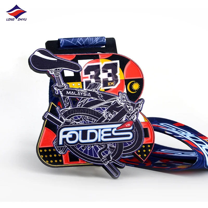 Longzhiyu 17years bespoke sport medals factory custom award archery weightlifting ski medals fencing bodybuilding medals