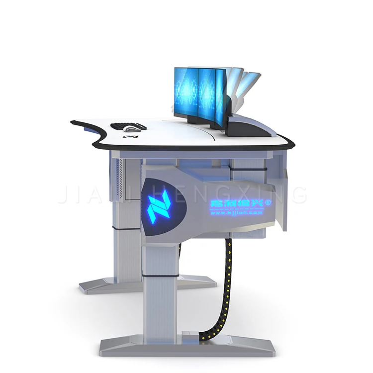 Integrated System Desk Furniture Control Room Console Table Multimedia Office Computer Security Room