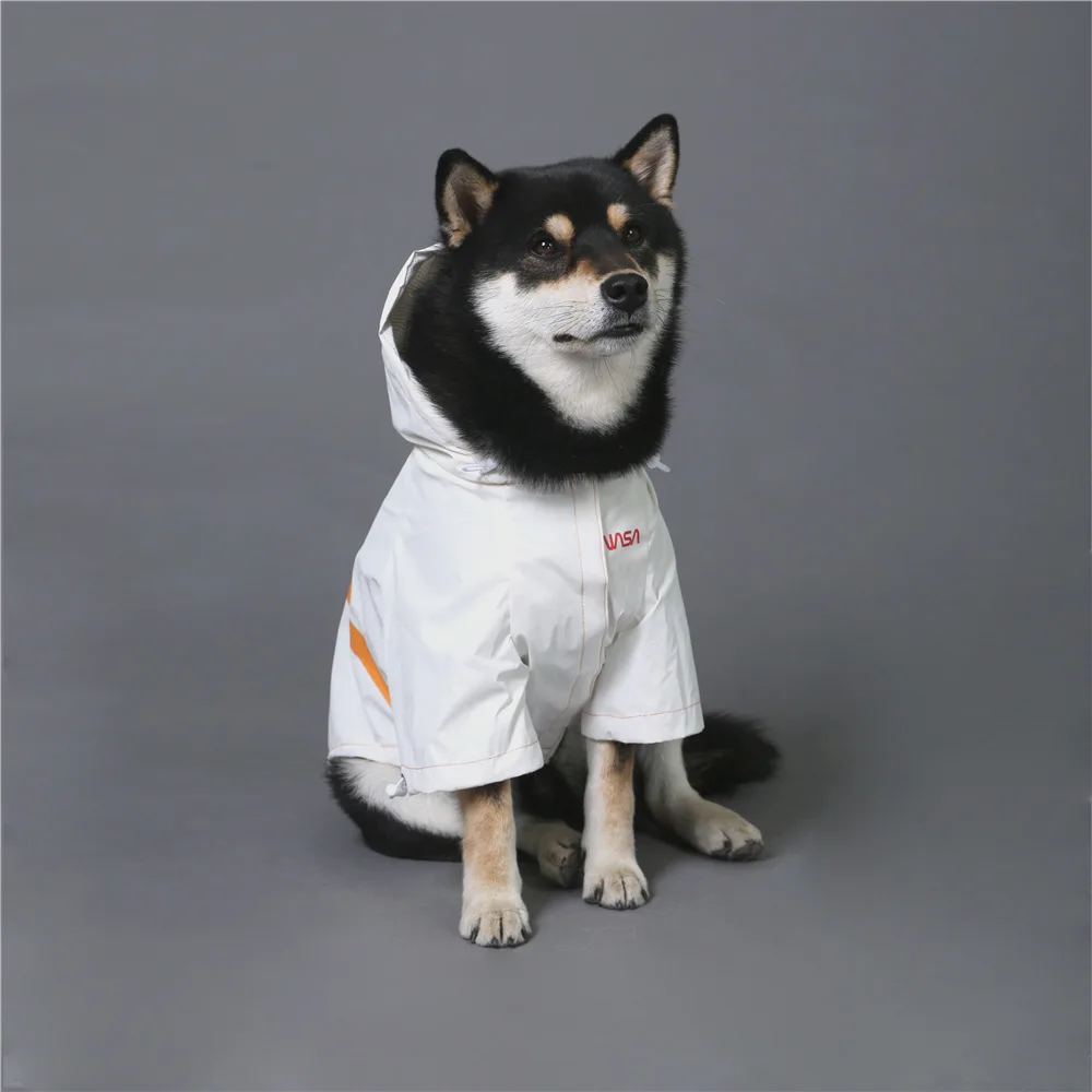 New Fashion Dog Clothes Waterproof Jacket Reflective Dog Coat Raincoat for Small Medium Large Dogs