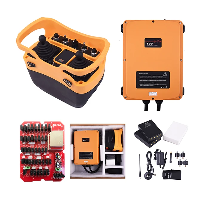 Беспроводной джойстик Q5000, передатчик переменного/постоянного тока 24-48 В и кнопочный переключатель, пульт дистанционного управления для крана