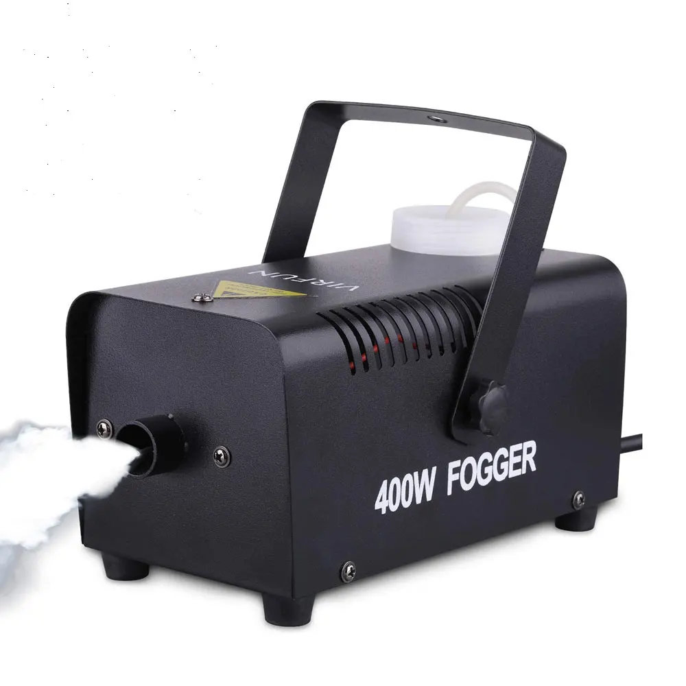 
Fog Machine Smoke Machine Controllable LED Light 400W and 2000CFM Fog Disinfection with Wireless and Wired Remote Control 