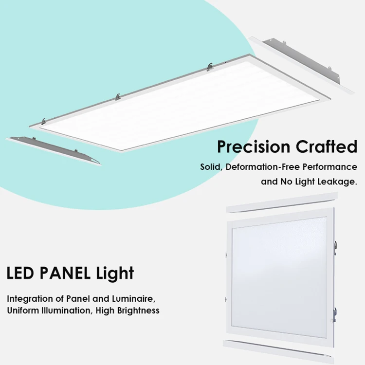 Energy-Saving Project Square Panel Lamp Interior Office Lighting Ceiling Recessed Backlit Led Panel Light