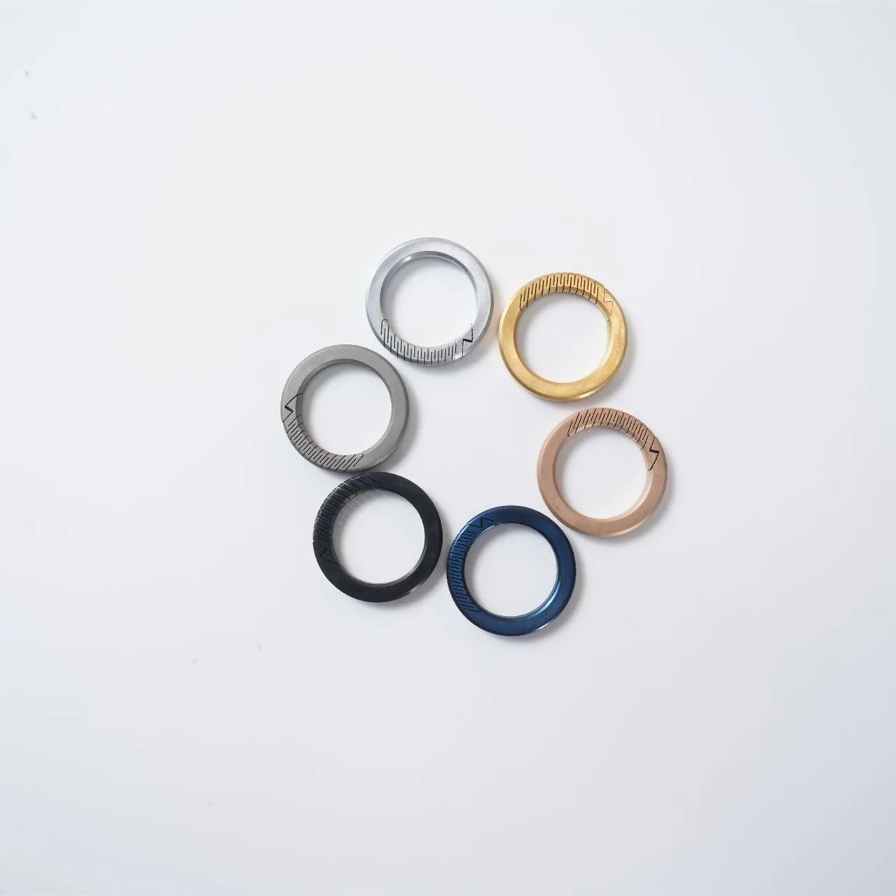 Custom Titanium Alloy Key Chain titanium alloy key ring Pendant Brass key ring Material for metal clasp Mercedes-Benz BMW