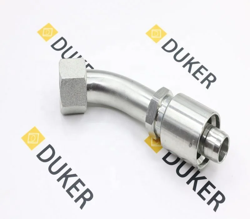 Высококачественный гидравлический шланг из углеродистой стали ORFS 24242-16 45 градусов для Catpillar