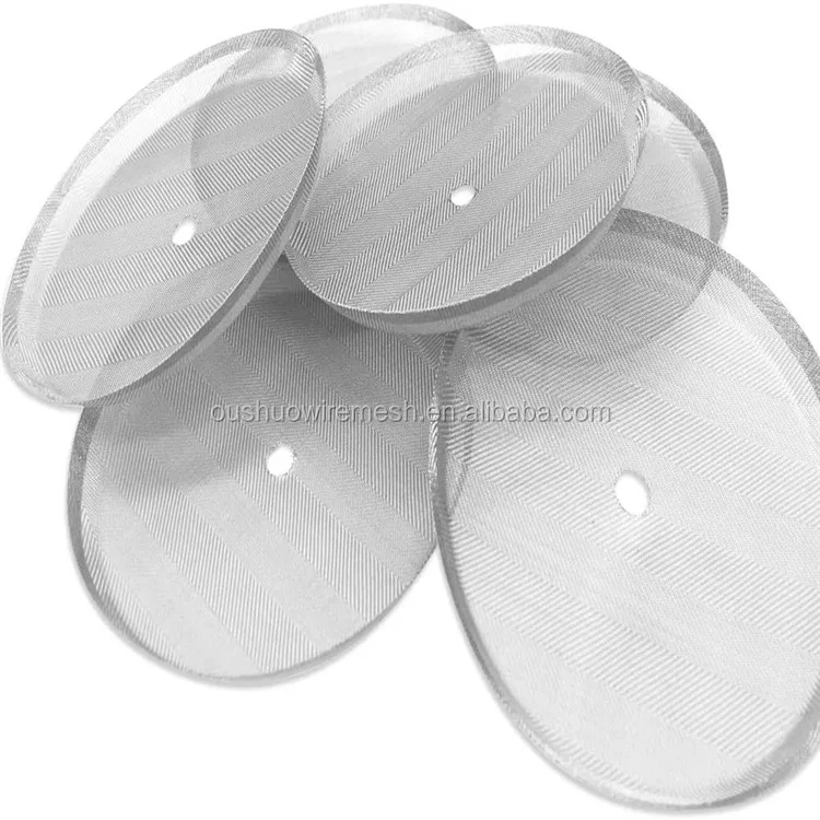 5 10 20 40 50 70 Micron stainless steel wire mesh filter disc filter screen