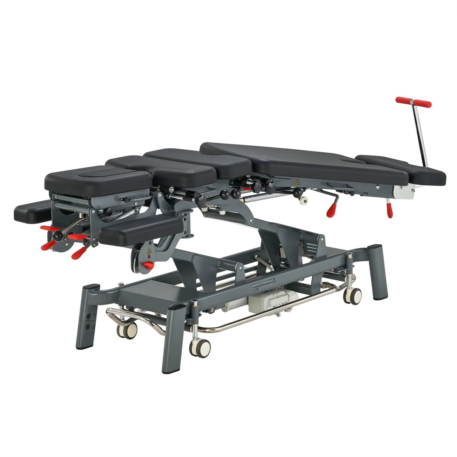 Mt Fairworth-381 Medical Therapy 4 Section Electric Couch Examination Spine Osteopathy Bed Chiropractic Stretcher