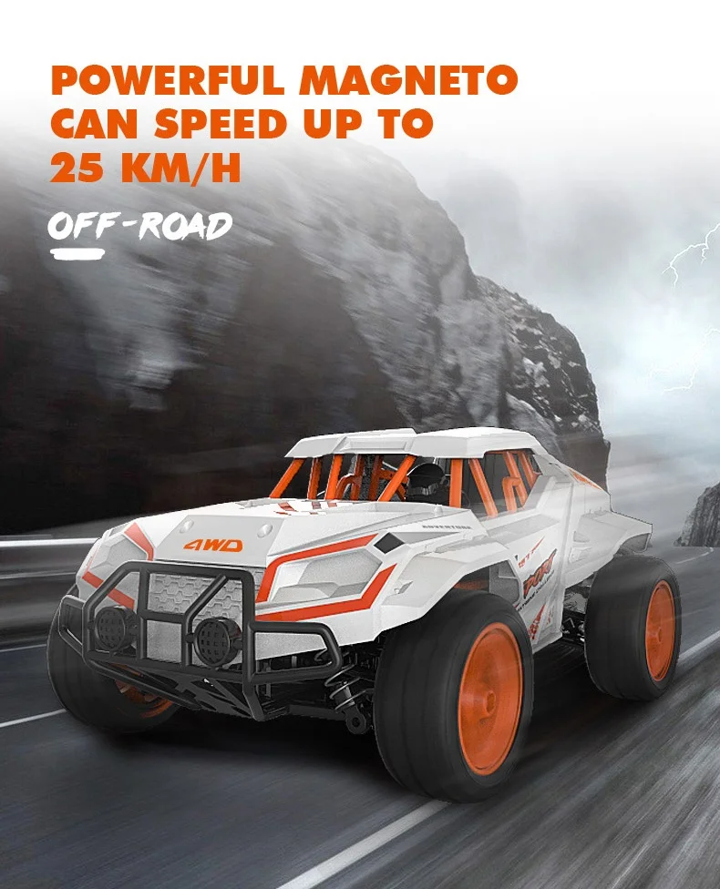 TKKJ 2020 RC 1:16 4WD Rally Car power style car 25KM/H 2.4G Remote Control Toys
