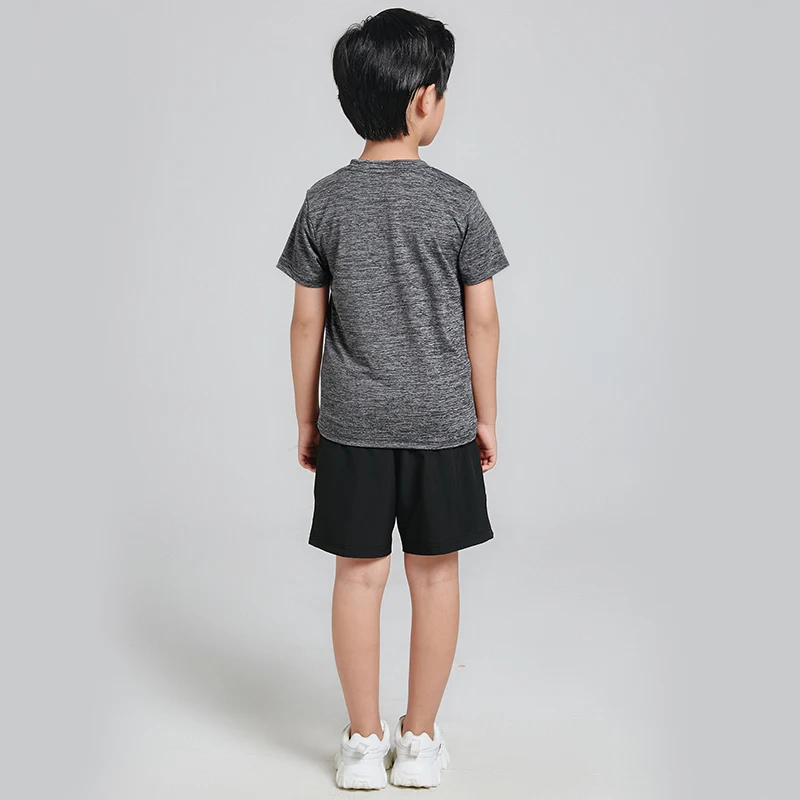 Kids Summer Sport Clothing Tshirt Snd Shorts Gym Boys Short Set Wholesale Children Sweatsuit Sets
