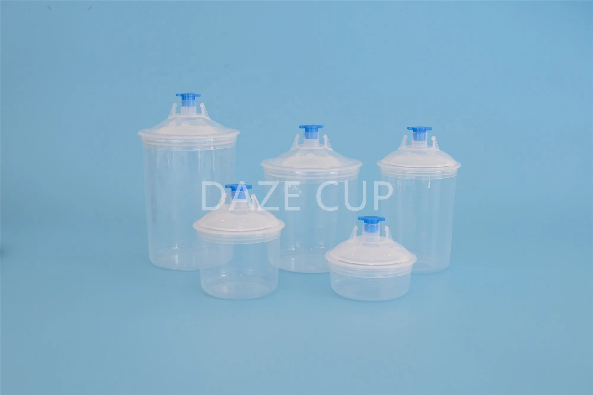 Factory Hot Sale PPS  Gun Environment Plastic Paint Spray Gun Cup Disposable Spray Mixing Cups