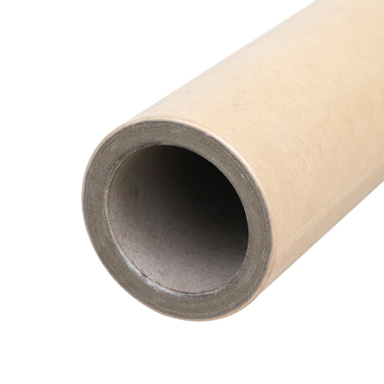 UV Coating Brown White Or Customized Cylinder UV Coating Polished Paper Tube Core