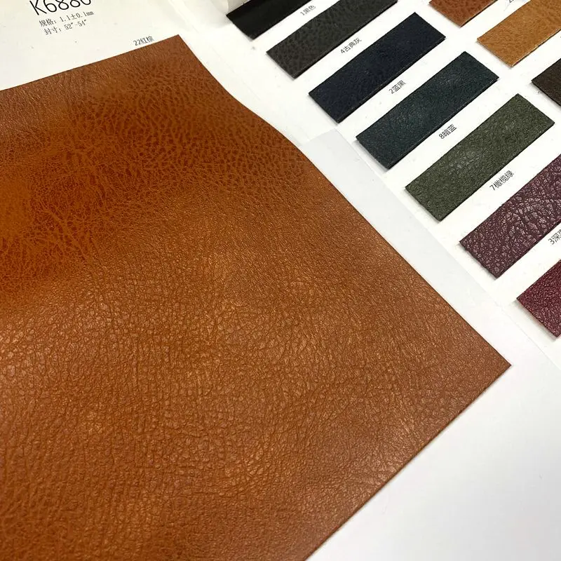 pvc leather LICHI embossed two tone design mat surface smooth good hand feel for handbag sofa craft K6880 item