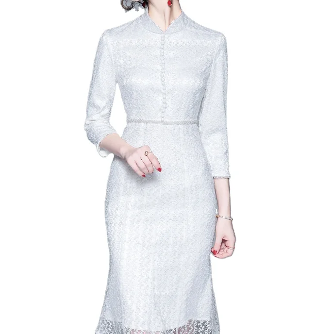New Chinese-style modified cheongsam dress
