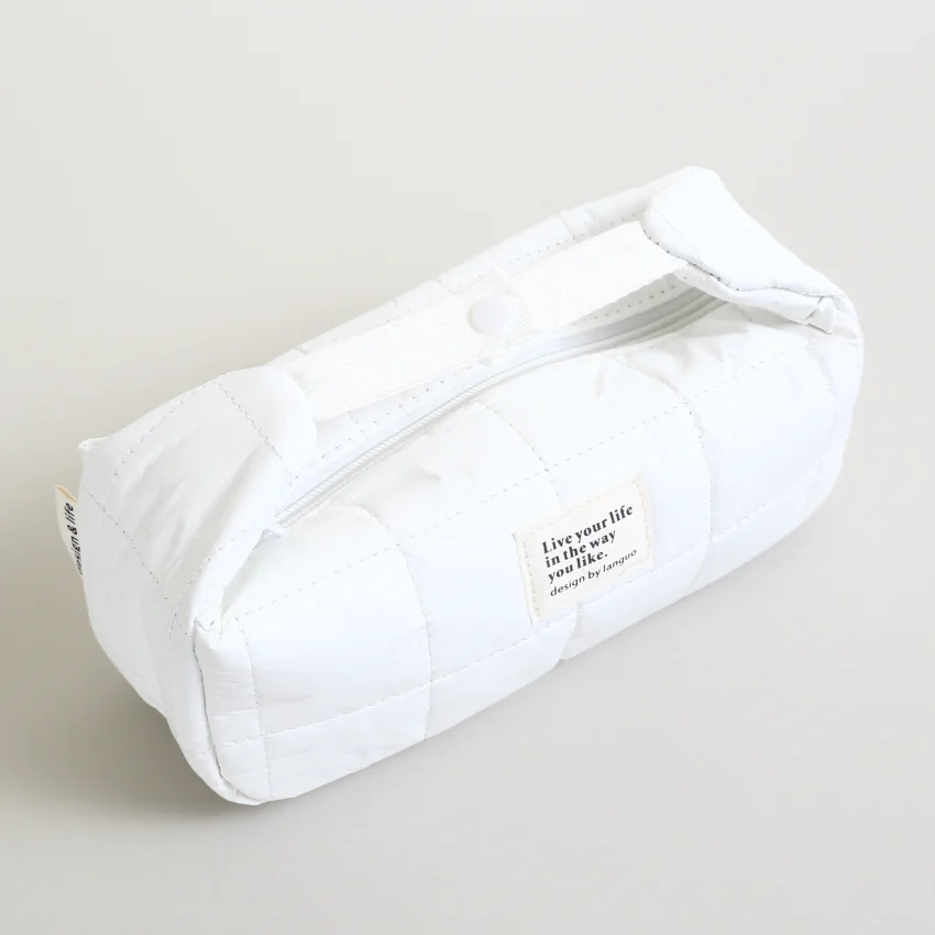 New 3 Color Large Capacity Multifunction Tyvek Portable Pencil Bag With Button